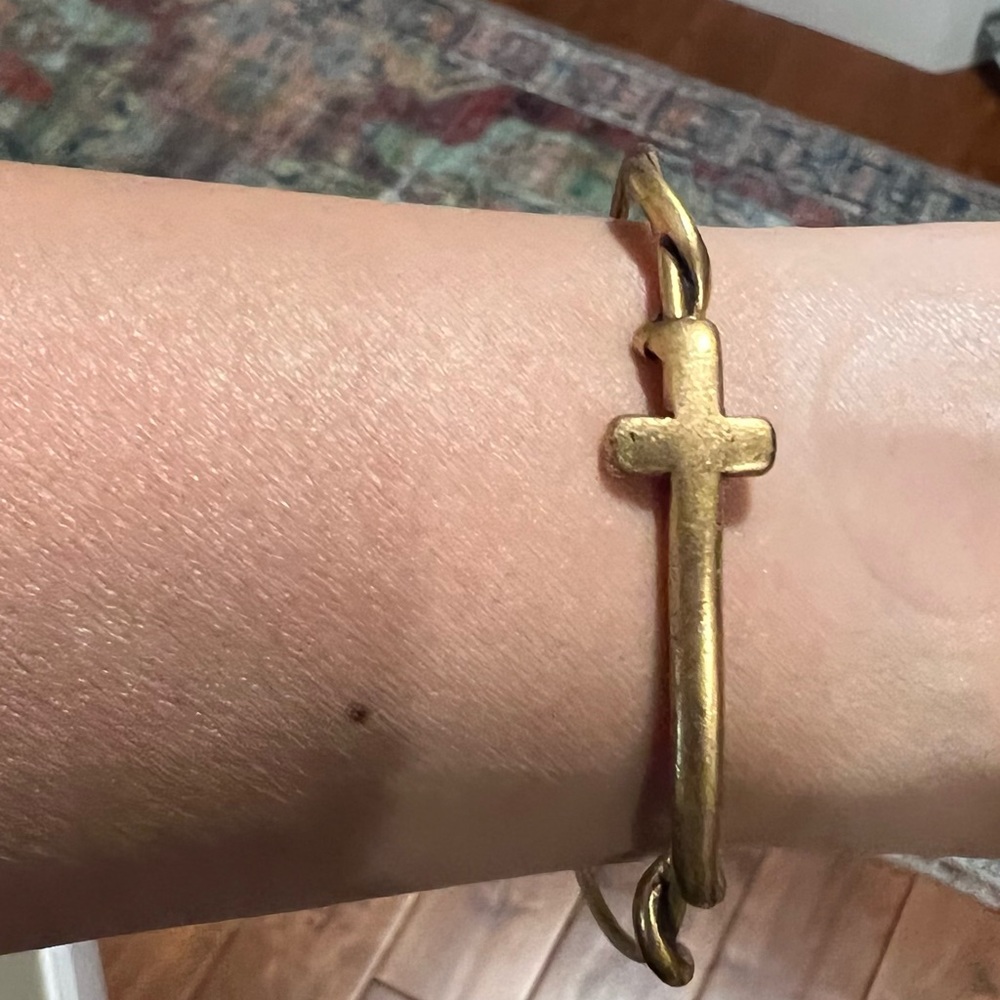 Cross Alex and Ani Bracelet